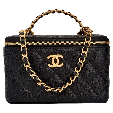 chanel vanity case bags|chanel vanity bag with handle.